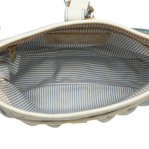 CELINE White Leather Shoulder Bag - Picture 10 of 14